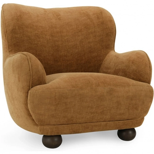 Penelope Accent Chair in Amber Fabric