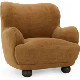 Penelope Accent Chair in Amber Fabric