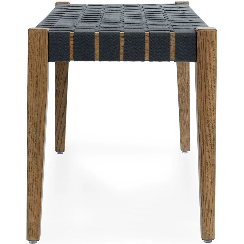 Classic Home Wood/Webbed Bench