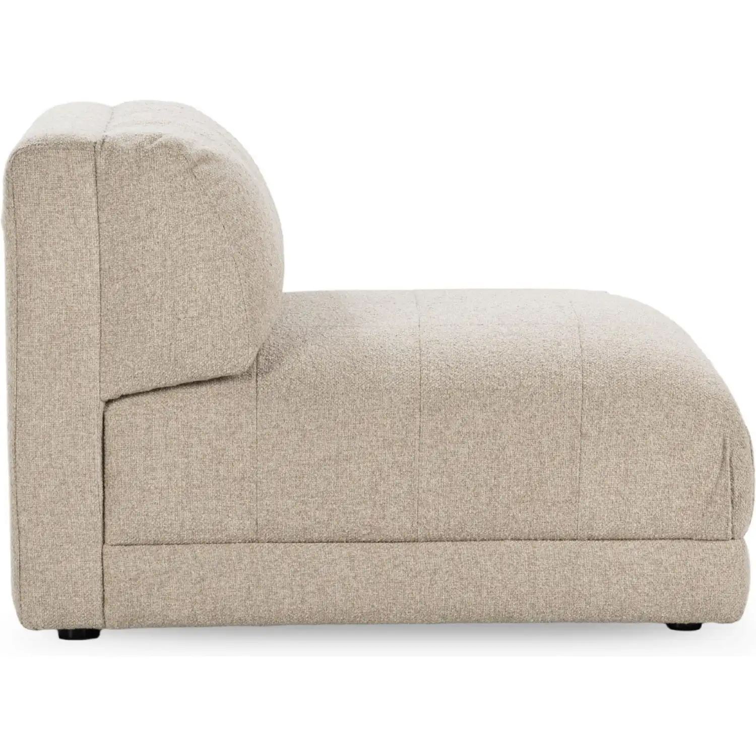 Classic Home Adalynne Sectional Sofa Unit Armless Chair - Thumbnail 3