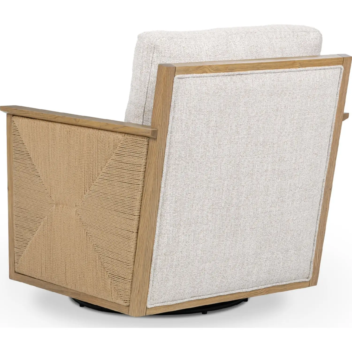 Classic Home Norman Swivel Accent Chair - Thumbnail 5