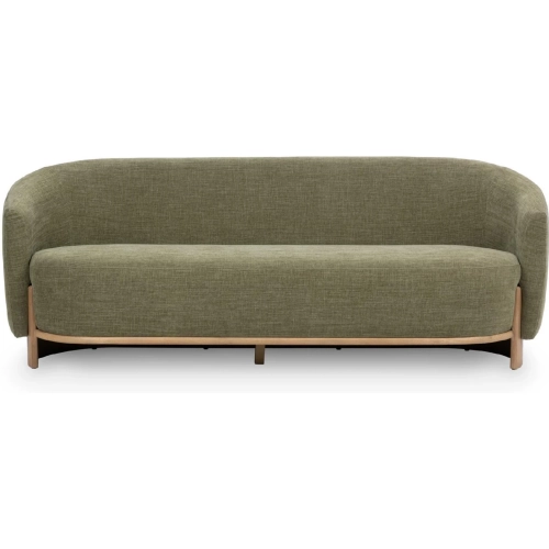 Myra Sofa in Sage Dust Green Fabric & Wood