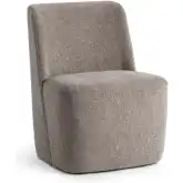 Senna Dining Chair in Smoke Taupe Fabric