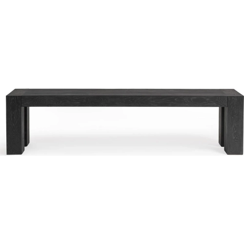 Bristol Dining Bench in Onyx Haze Reclaimed Oak