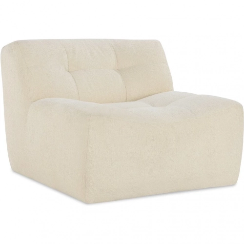 Gabriel Swivel Accent Chair in Ivory Fabric