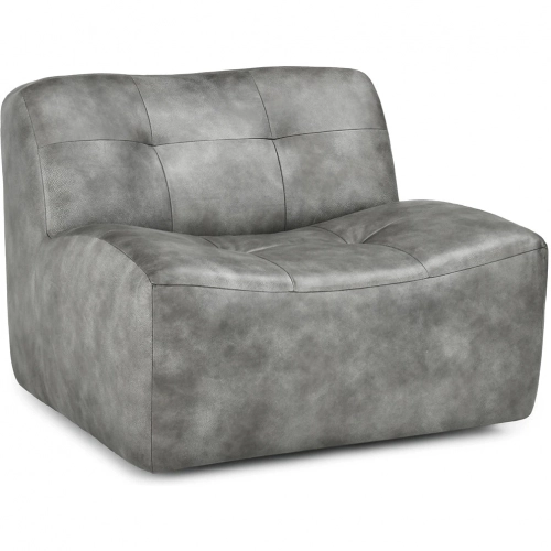 Gabriel Swivel Accent Chair in Captain Top Grain Leather