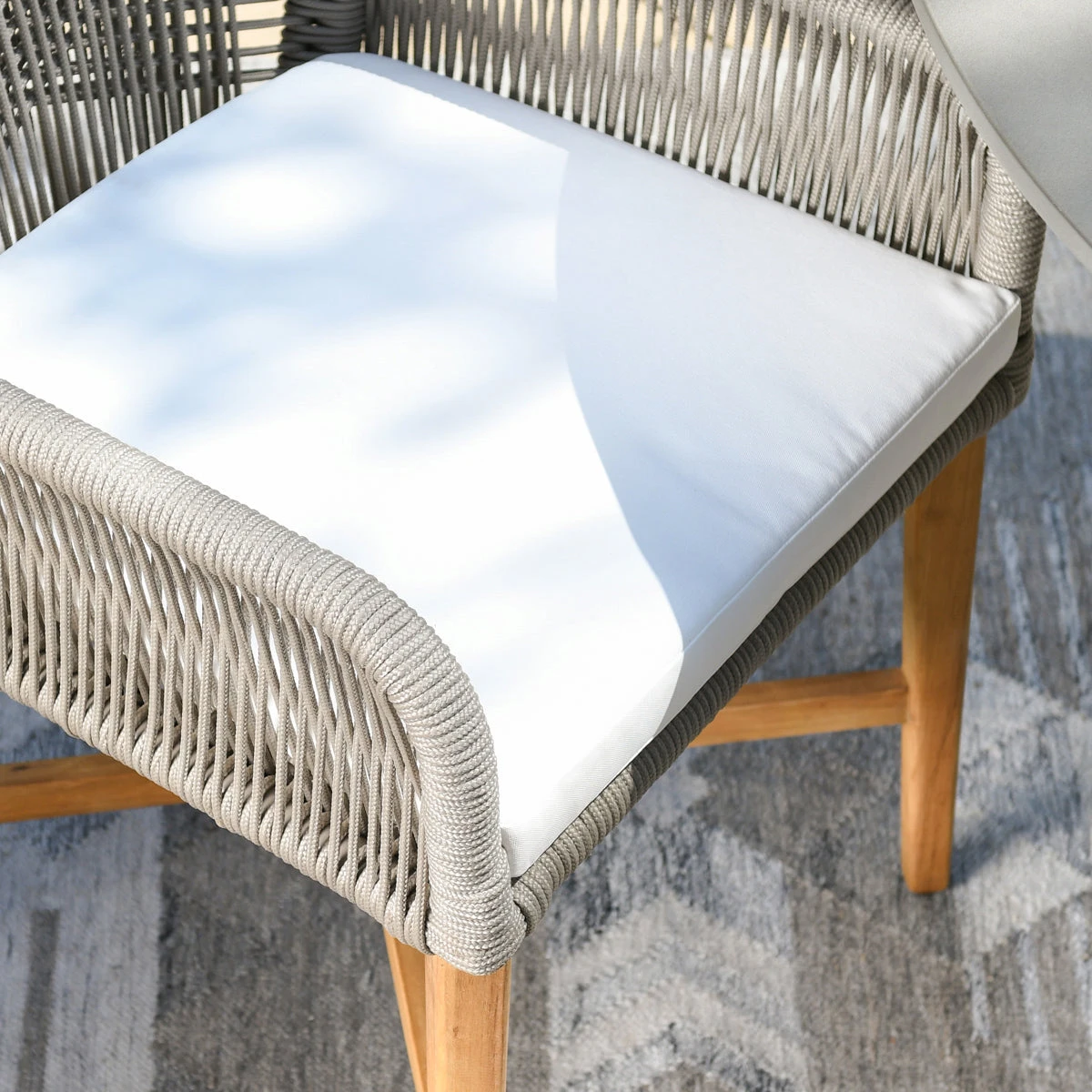 Classic Home Marley Outdoor Dining Chair - Thumbnail 3