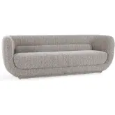 Nico 93" Sofa in Brick Fabric