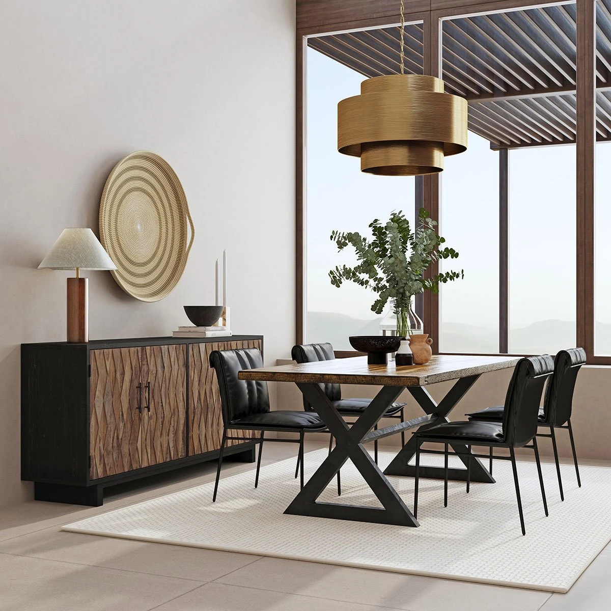 Classic Home Mayer Dining Chair - Thumbnail 2