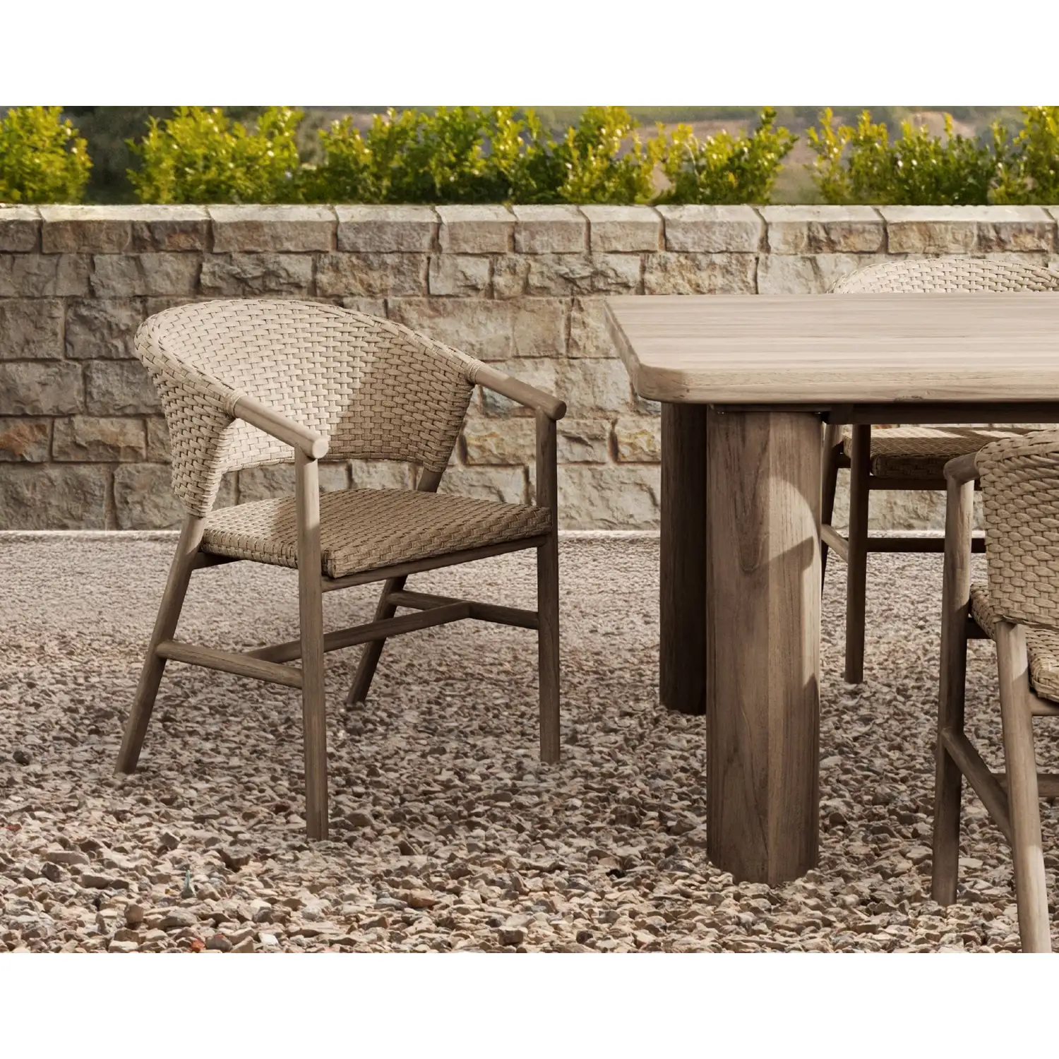 Byron Outdoor Dining Chair - Thumbnail 4