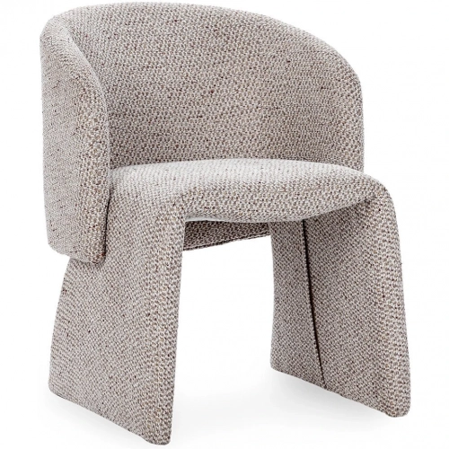 Halstead Dining Chair in Gold Fabric (Set of 2)