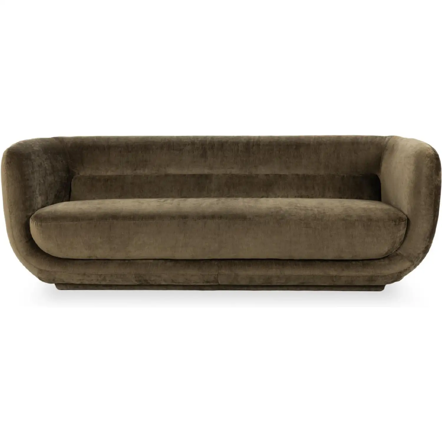 Classic Home Nico 93in Curved Sofa - Thumbnail 4