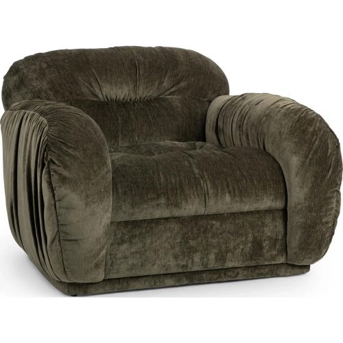 Sydney Accent Chair in Olive Green Fabric