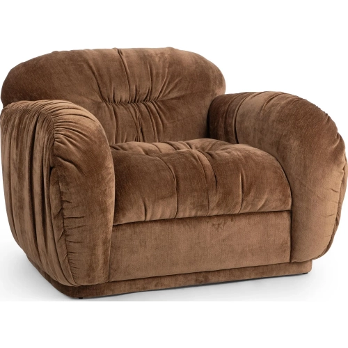 Sydney Accent Chair in Bronze Brown Fabric