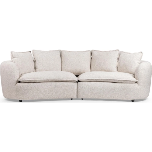 Newport Outdoor Sofa in Hushed Oat Neutral Fabric