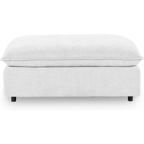 Caplan Ottoman Dawn in Pearl Neutral Fabric