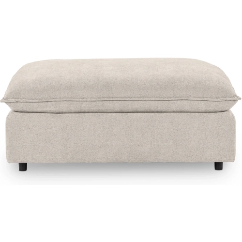 Caplan Ottoman Dawn in Twine Neutral Fabric