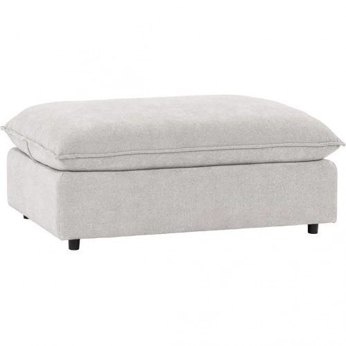 Caplan Ottoman in Elite Gray Fabric