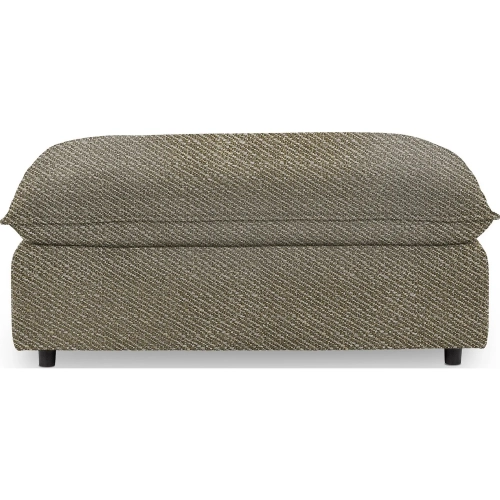 Caplan Ottoman in Tuscan Olive Fabric