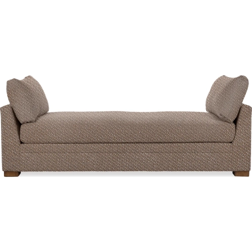 Audrey Twin Daybed in Honeycomb Brown Fabric