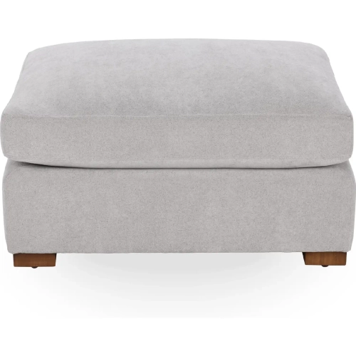Audrey Ottoman in Elite Gray Fabric