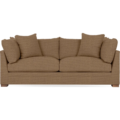 Audrey Sofa in Harvest Bronze Brown Fabric