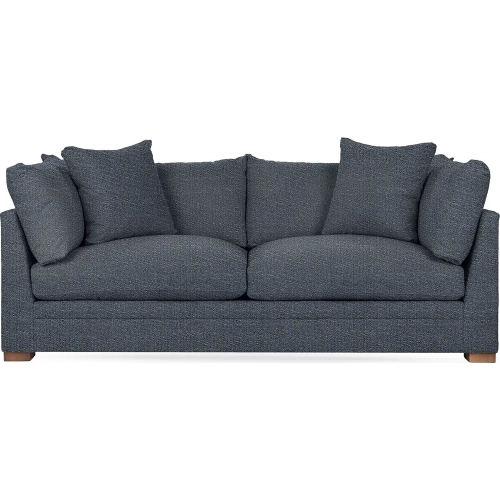 Audrey Sofa in Midnight Denim Blue Fabric