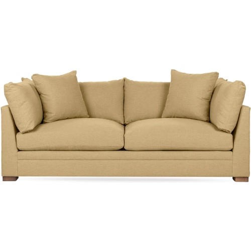 Audrey Sofa in Bliss Beige Neutral Fabric
