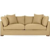 Audrey Sofa in Bliss Beige Neutral Fabric