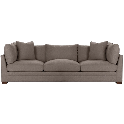 Audrey 120" Sofa in Elite Charcoal Gray Fabric