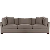 Audrey 120" Sofa in Elite Charcoal Gray Fabric