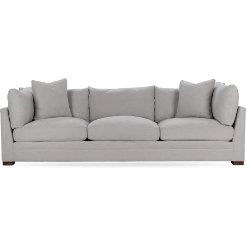 Audrey 120" Sofa in Elite Gray Fabric