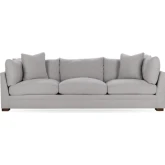Audrey 120" Sofa in Elite Gray Fabric