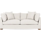 Audrey 94" Sofa Dawn in Flax Neutral Fabric