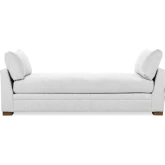 Audrey Twin Daybed in Bliss Cream Off White Fabric