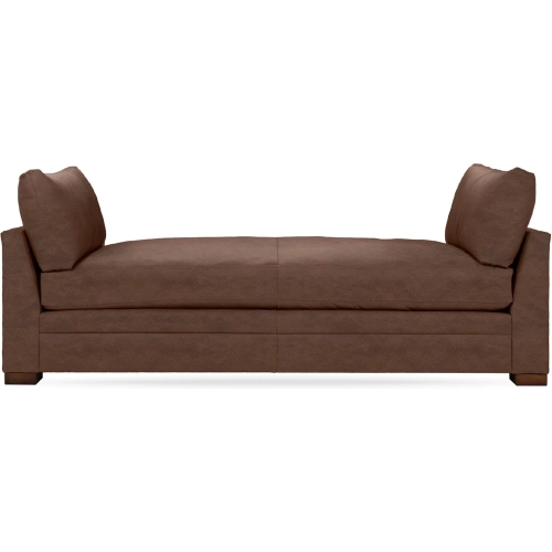 Audrey Twin Daybed in El Paso Brown Top Grain Leather
