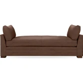 Audrey Twin Daybed in El Paso Brown Top Grain Leather