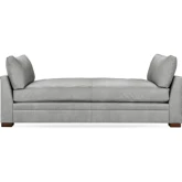 Audrey Twin Daybed in El Paso Dove Gray Top Grain Leather