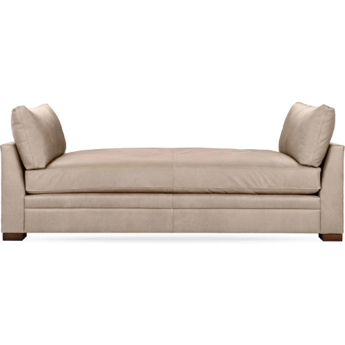 Audrey Daybed in Lush Cashmere Brown Top Grain Leather