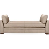 Audrey Daybed in Lush Cashmere Brown Top Grain Leather