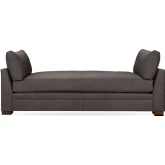 Audrey Daybed in Lush Chocolate Brown Top Grain Leather