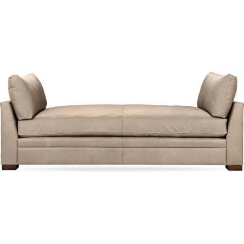 Audrey Twin Daybed in Landscape Sand Cloud Tan Neutral Top Grain Leather