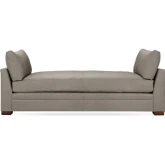 Audrey Twin Daybed in The Captain Gray Top Grain Leather