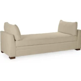 Audrey Daybed in Rise Beige Off White Fabric