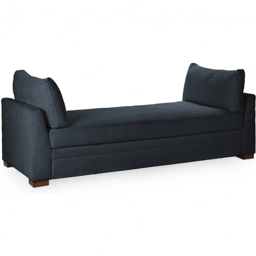 Audrey Twin Daybed in Navy Blue Fabric