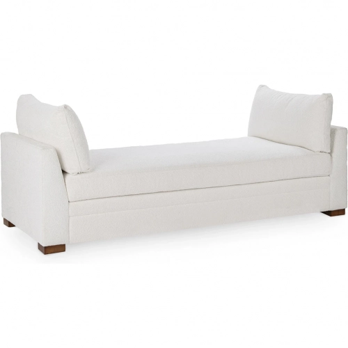 Audrey Twin Daybed in White Fabric