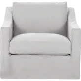 Kipton Cuddler Accent Chair in Elite Gray Fabric