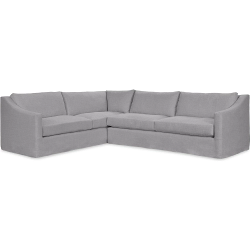 Kipton Sectional Sofa in Bliss Gray Fabric