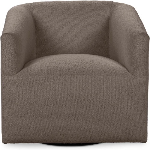Vernon Swivel Chair in Elite  Charcoal Fabric
