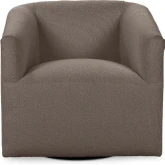 Vernon Swivel Chair in Elite  Charcoal Fabric